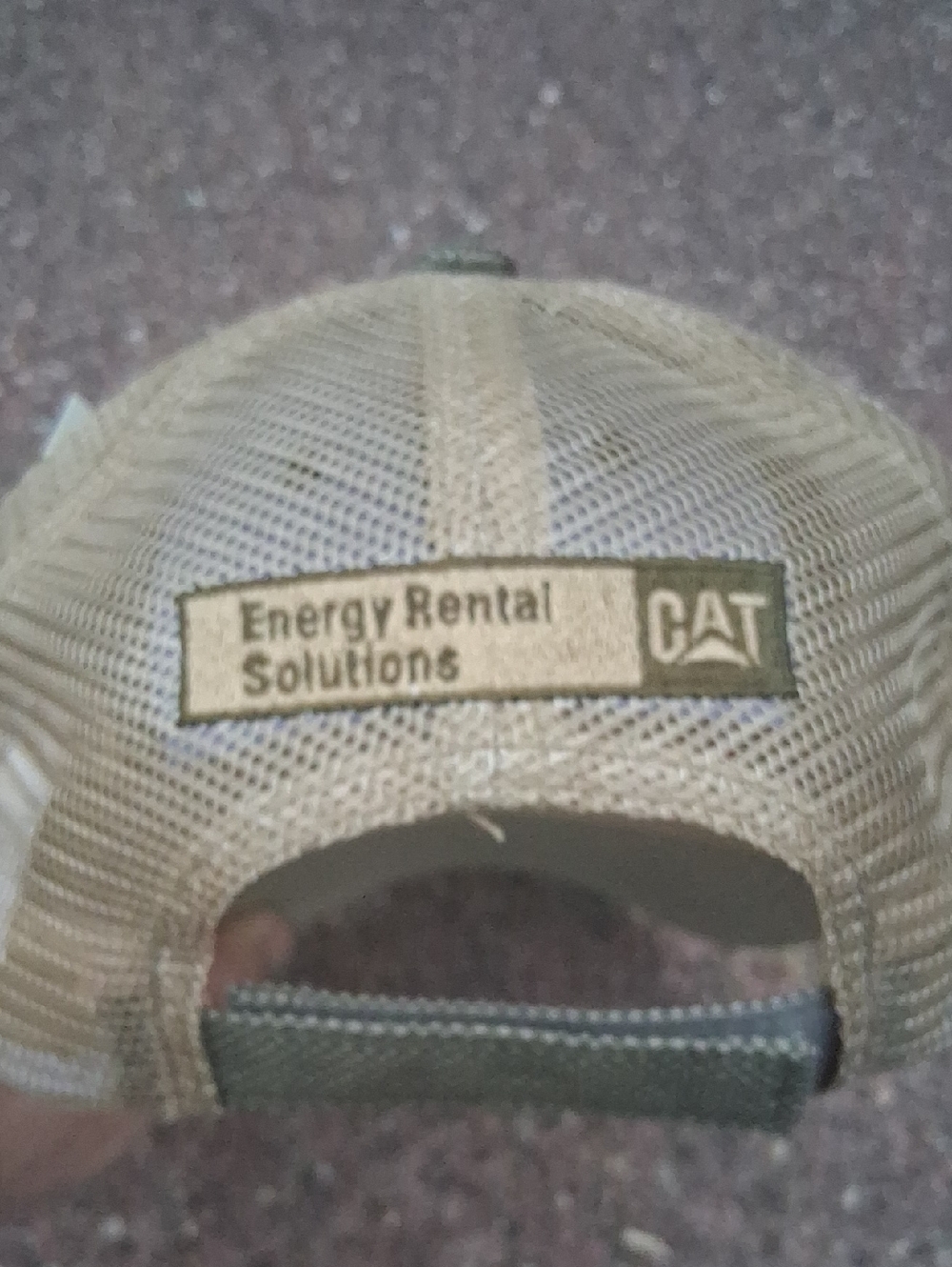 Olive Green Embroidered CAT Logo Snapnack Hat